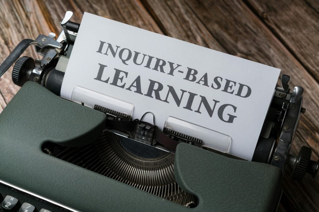 Typewriter that has type the term Inquiry based Learning