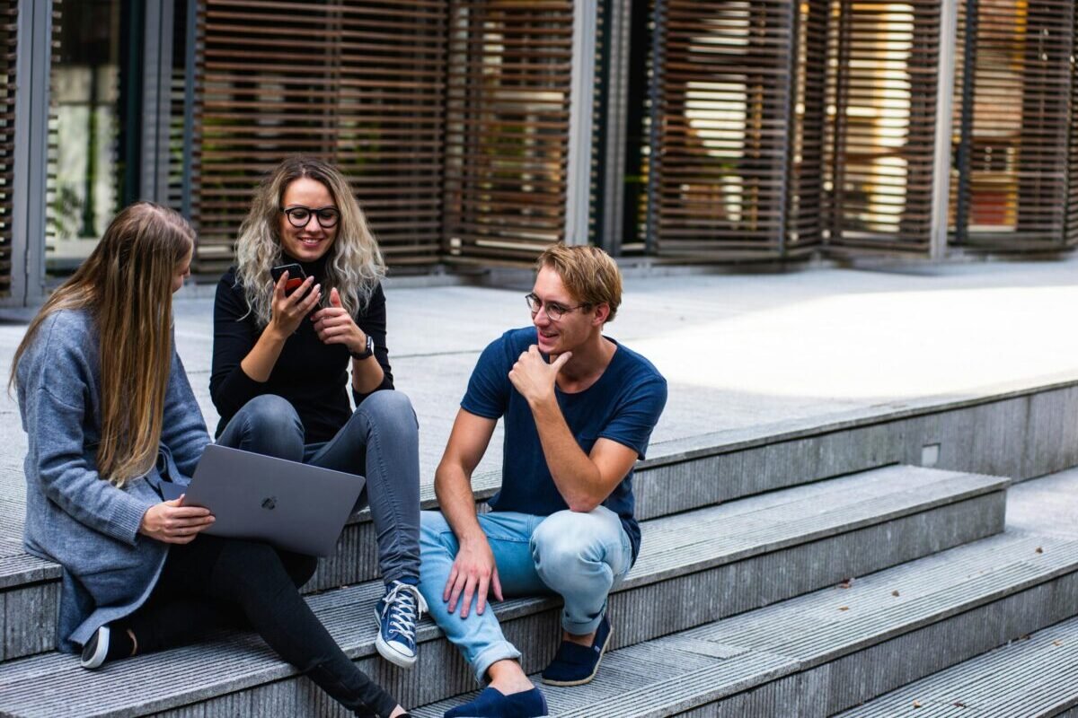 Group of college students.